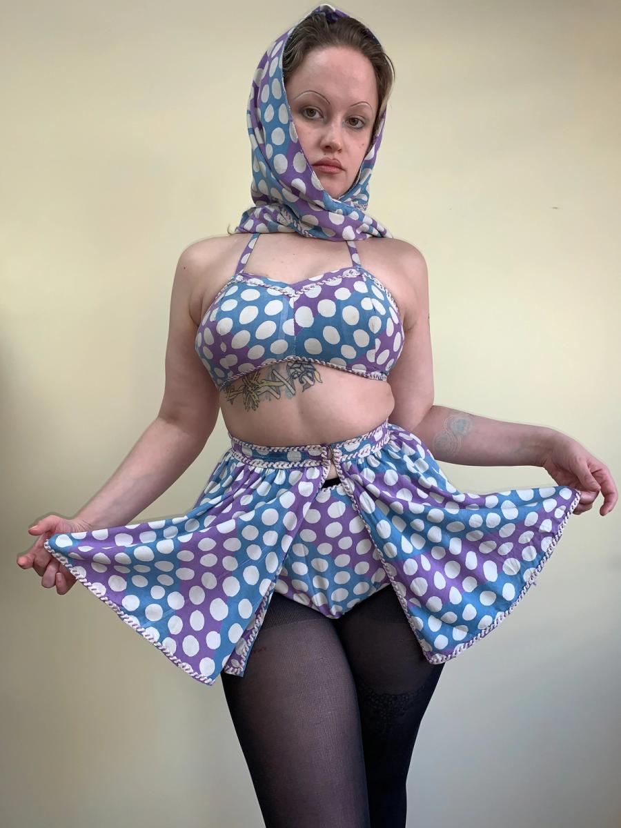 40s Polka Dot Swimsuit Set product image