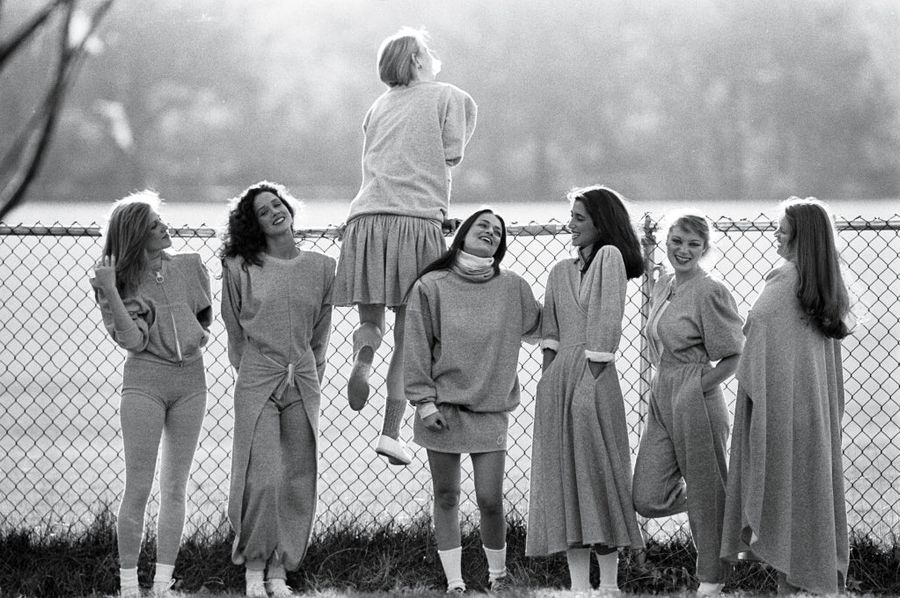 1980  Norma Kamali Gray Zip Up Jumpsuit product image