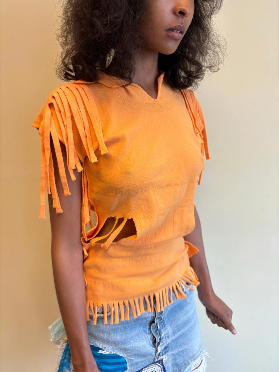 Vintage Issey Miyake APOC Fringe Top product image