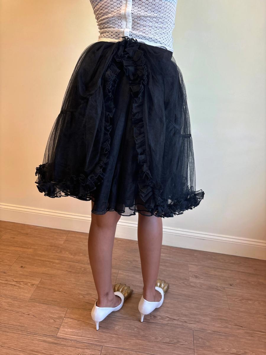 Vintage Chantal Thomass Tulle Bustle Skirt product image