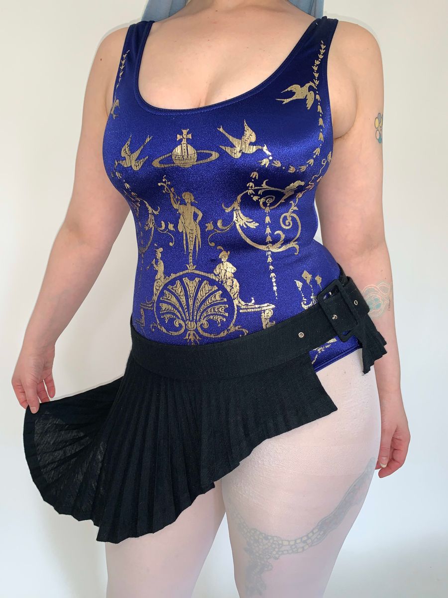 80s Chantal Thomass Asymmetrical Pleated skirt product image