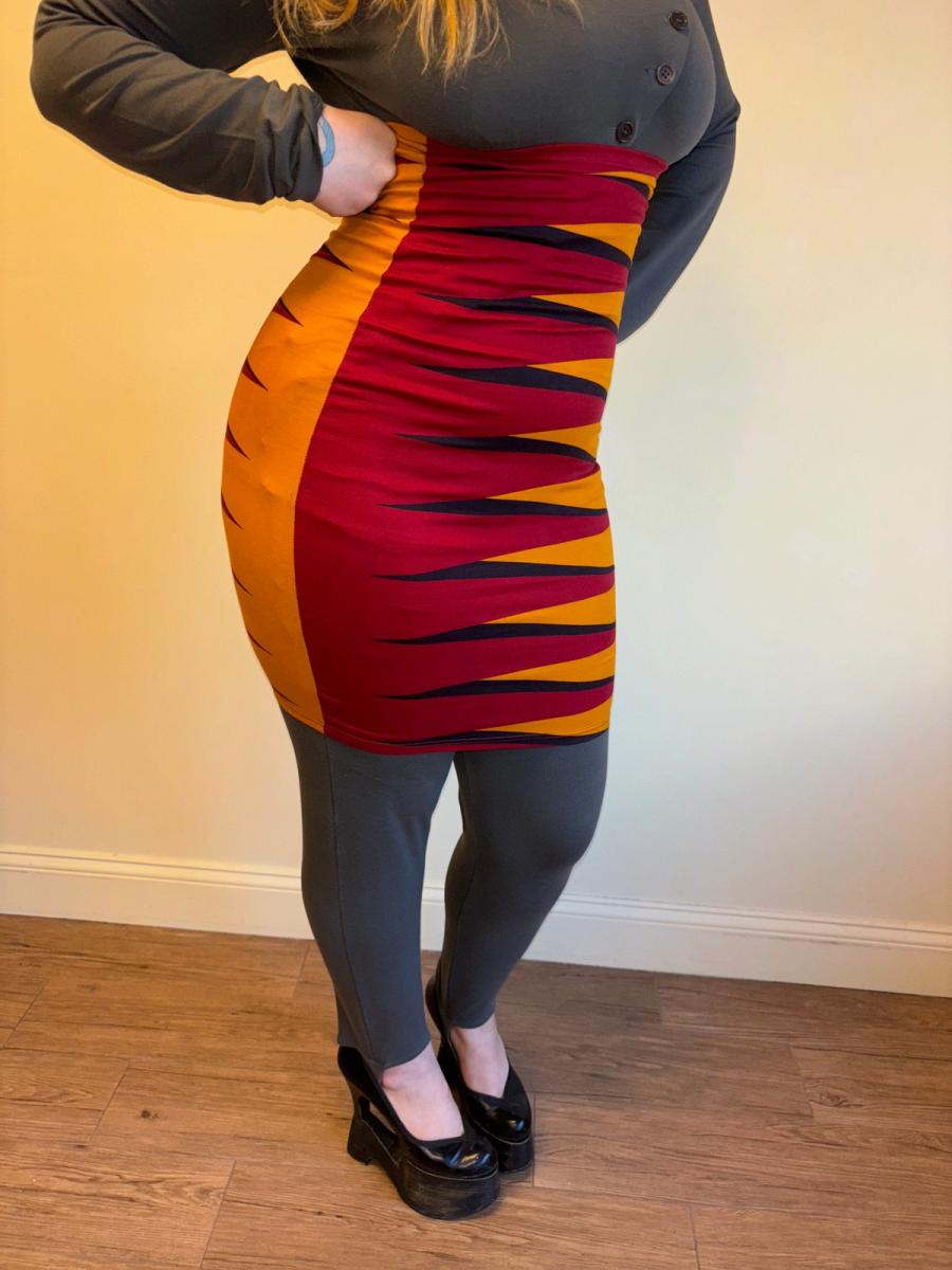 1987 Jean- Paul Gaultier Jagged Bodycon Skirt product image