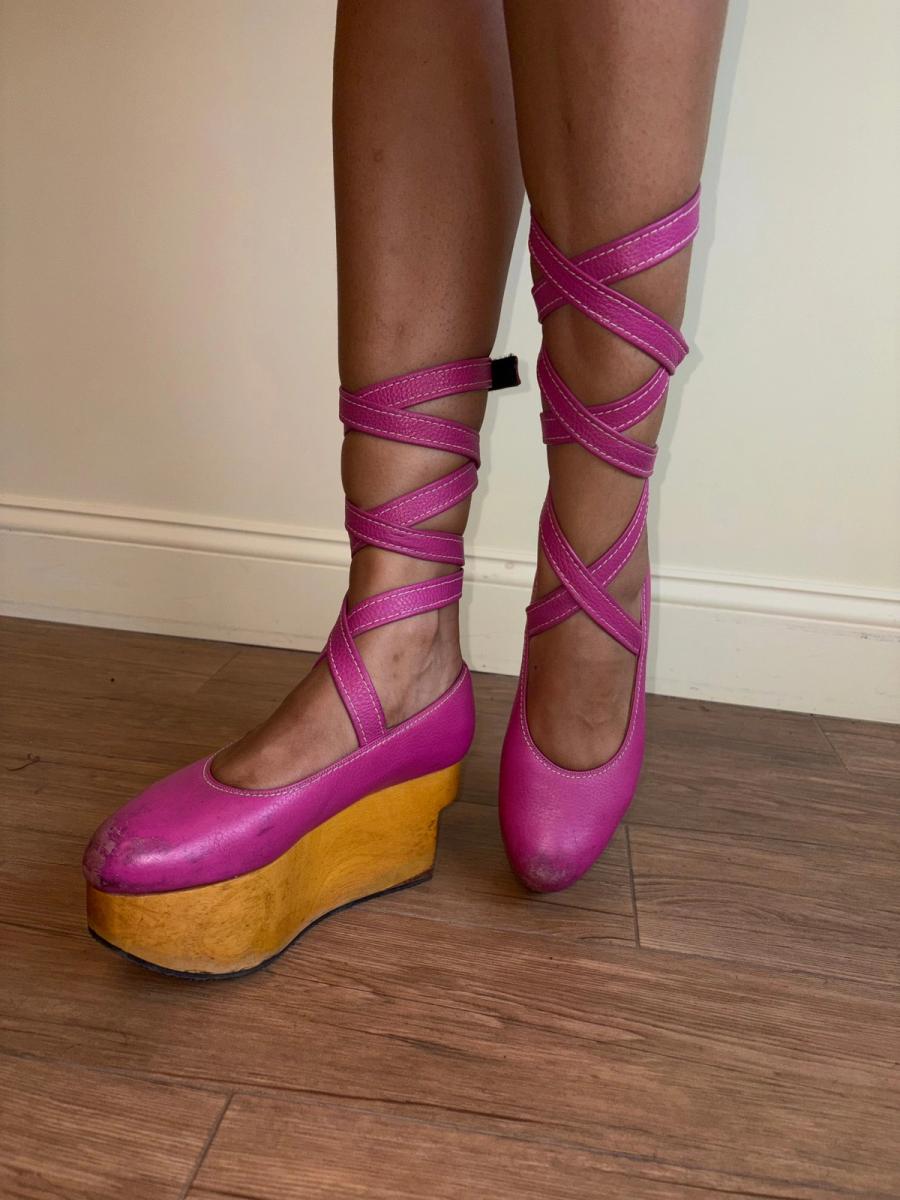 Vintage Vivienne Westwood Pink Rocking Horse Shoes product image