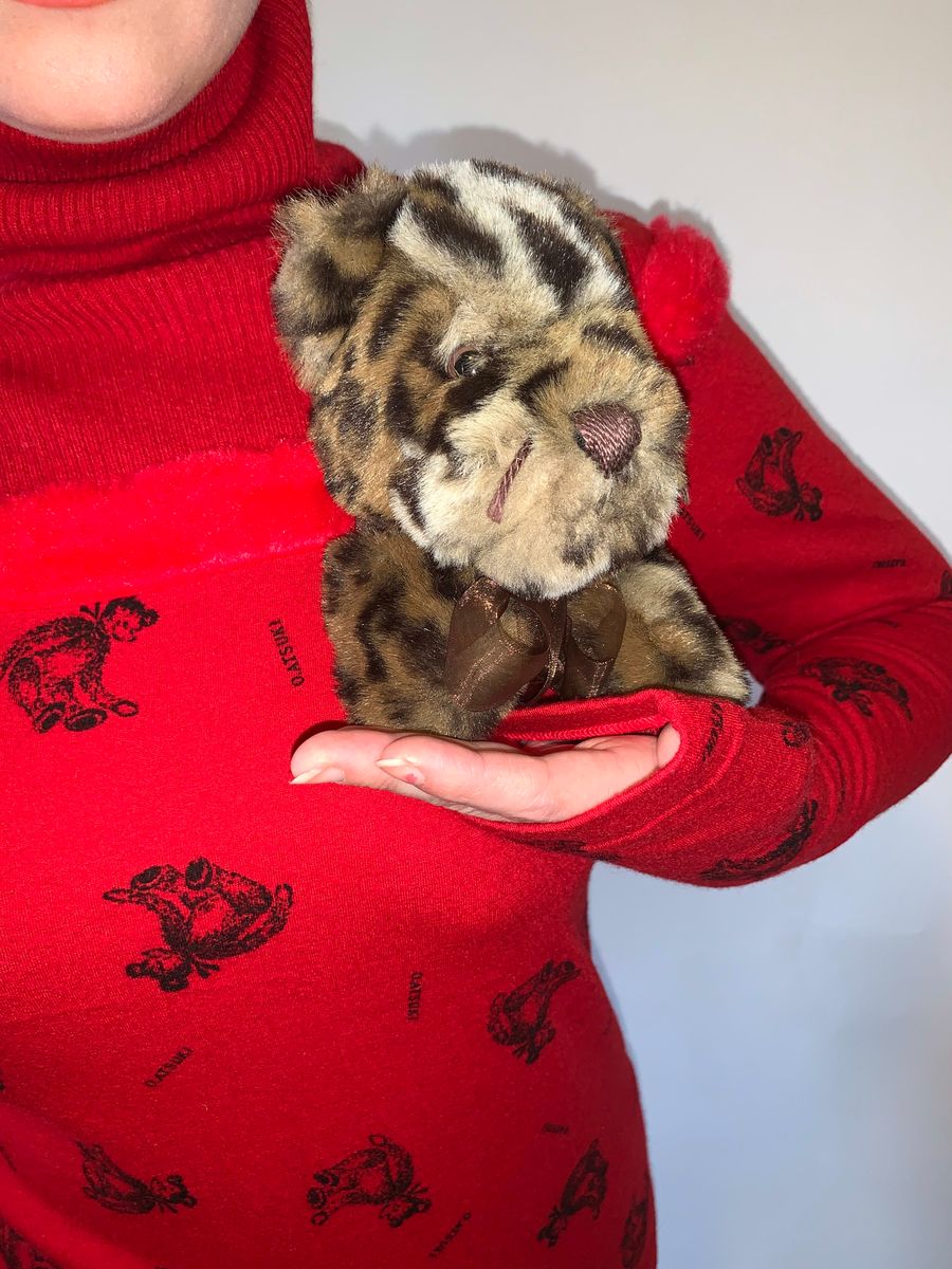 Wonderful World- Kaneko Isao Cheetah Teddy Brooch product image