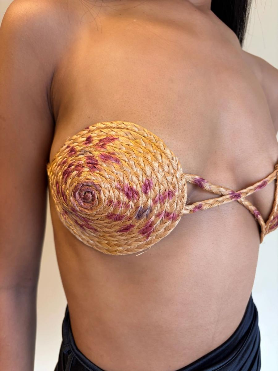 WWII Conical Souvenir Bra From The Philipines product image