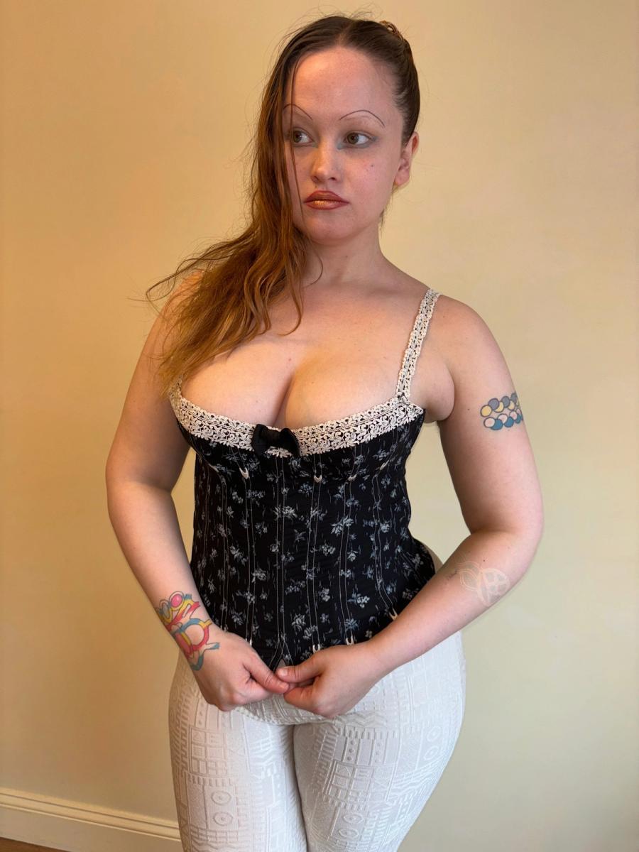 Vintage Chantal Thomass Floral Bustier product image