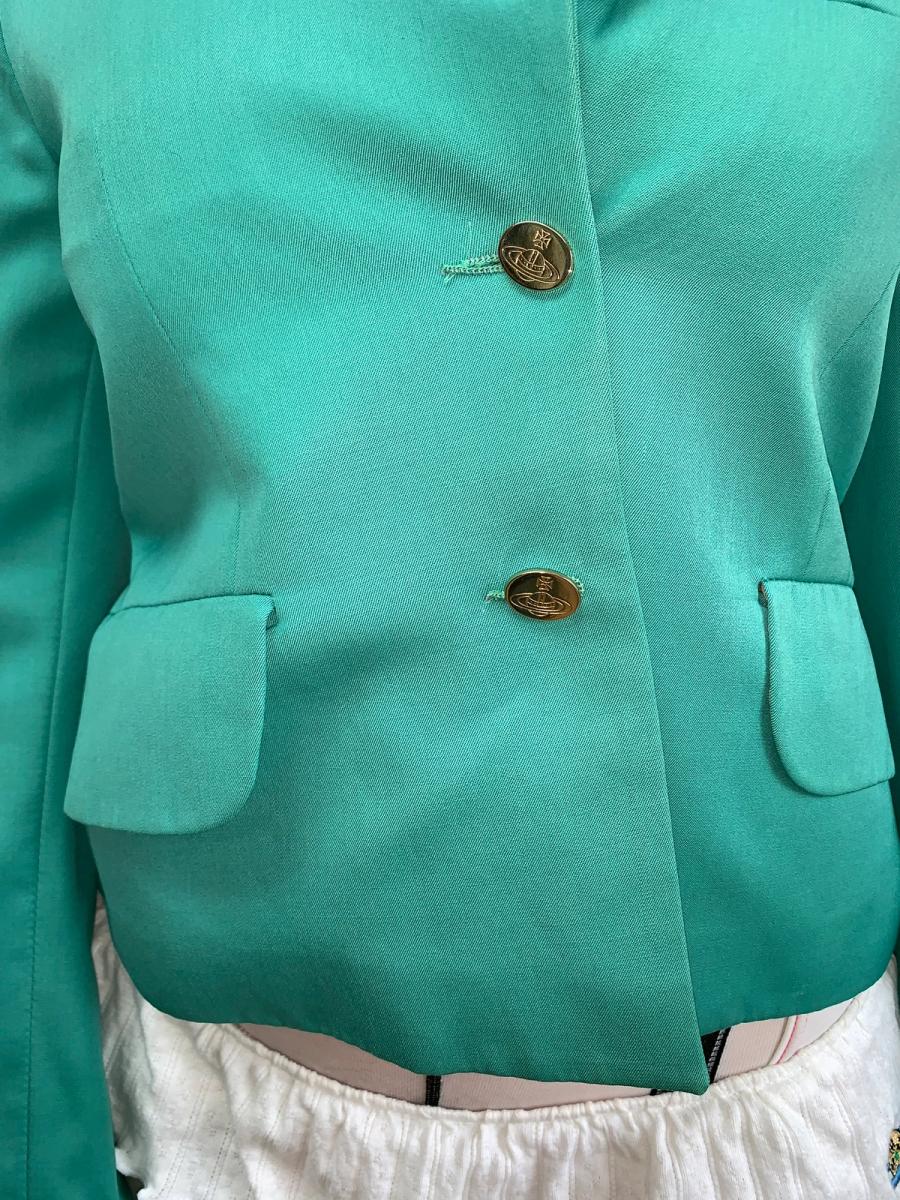 Vivienne Westwood 1993 'Grand Hotel' Teal Jacket product image