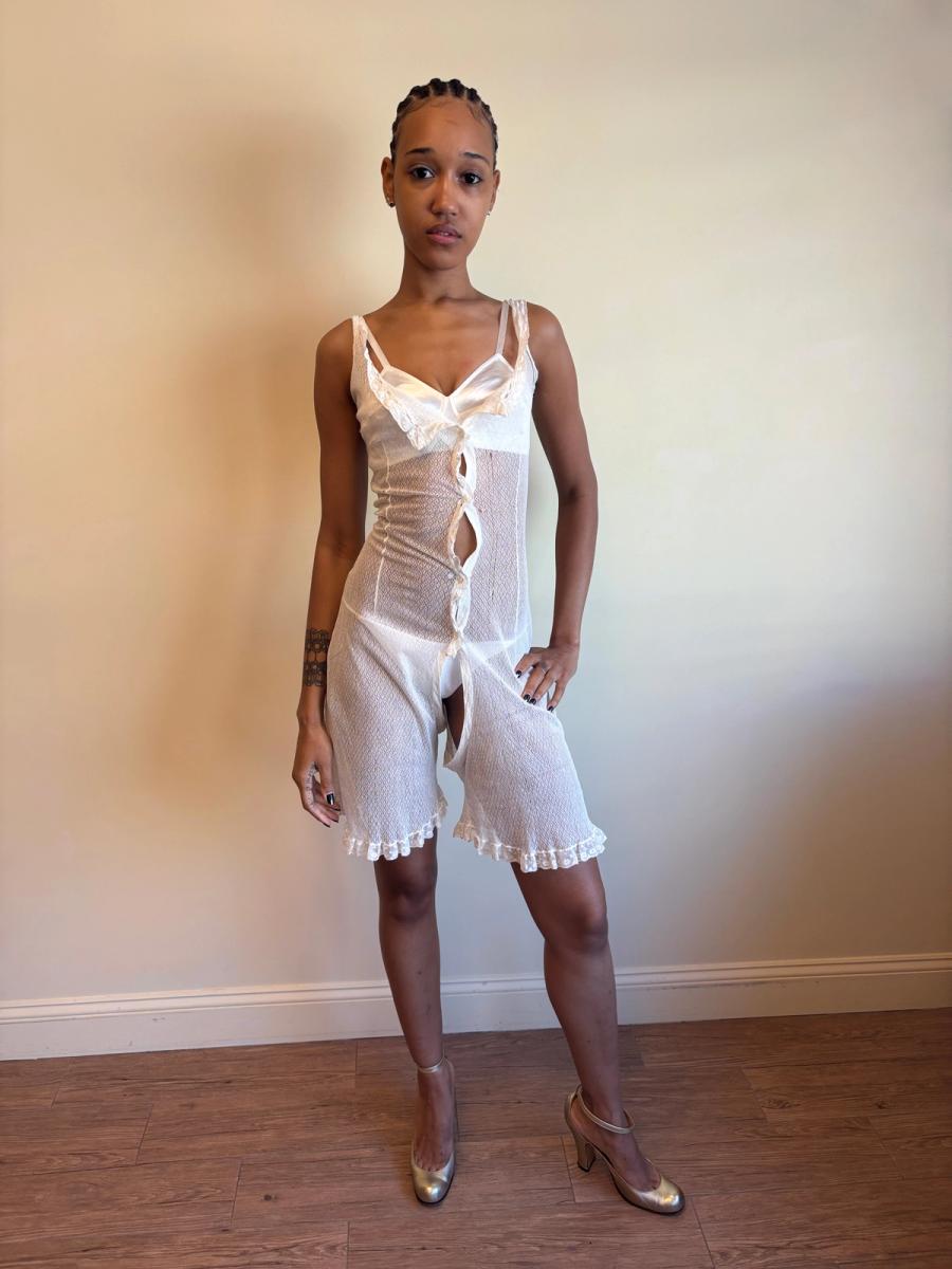 Edwardian Lace Mesh Combination Suit product image