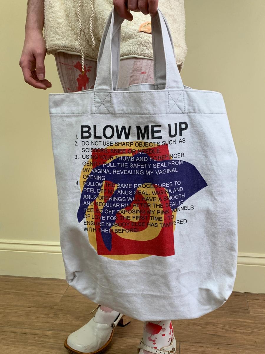 Vivienne Westwood Gold Label 2006 'Blow Me Up' / 'Propaganda' Tote  product image