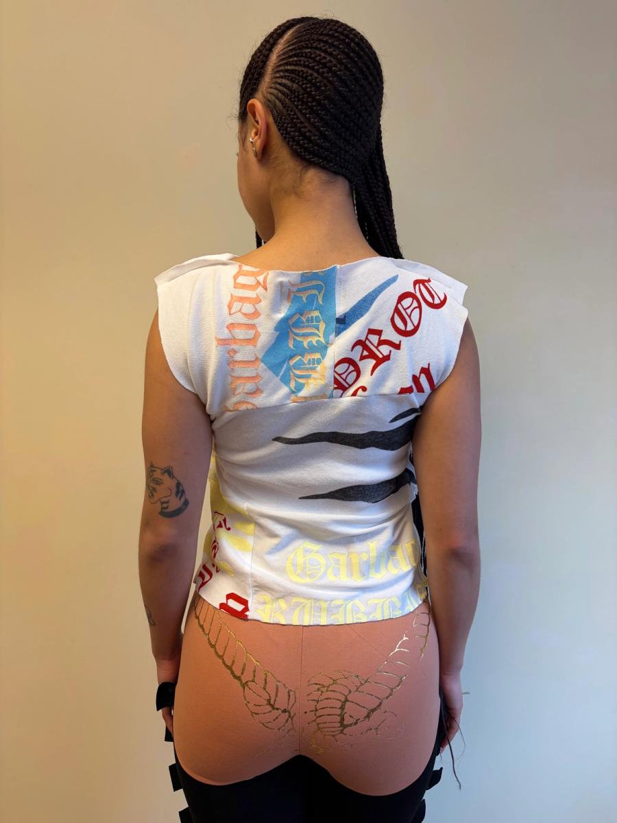 Enfer Rainbow Zebra Top  product image