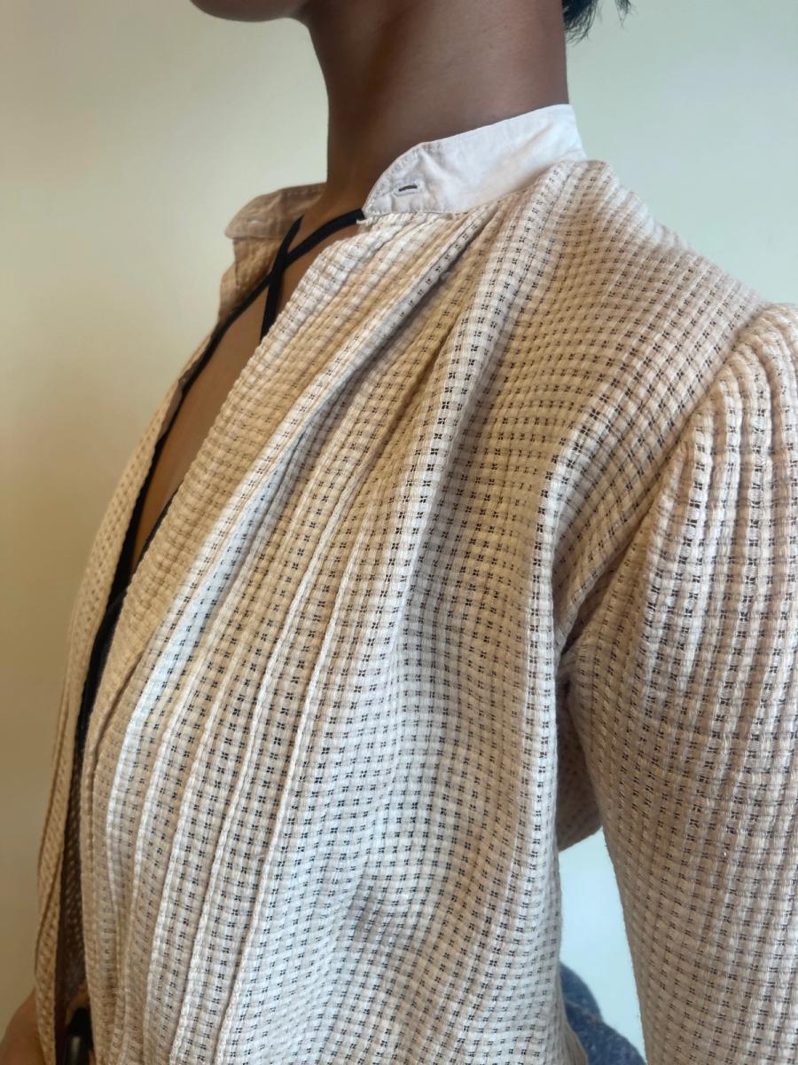 Antique Edwardian Monkscloth Shirtwaist  product image