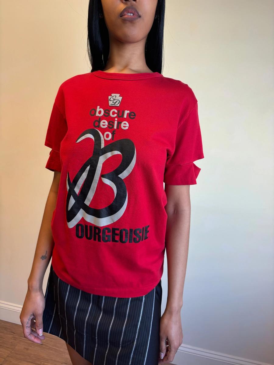 90s Obscure Desire of Bourgeoisie Red T-shirt product image