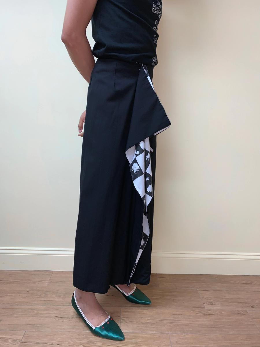 T.Kunitomo Long Black Skirt product image