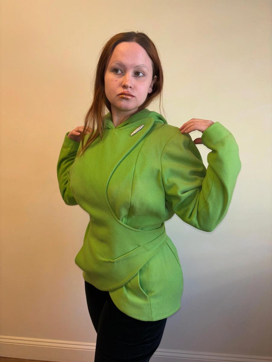80s Thierry Mugler Activ Green Jacket product image