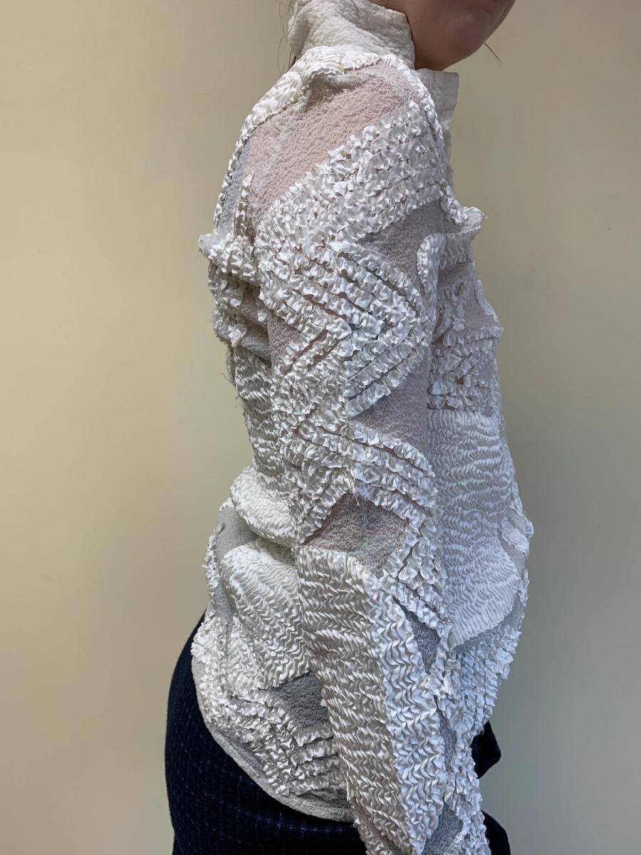 90s Yoshiki Hishinuma White Sculptural Top product image