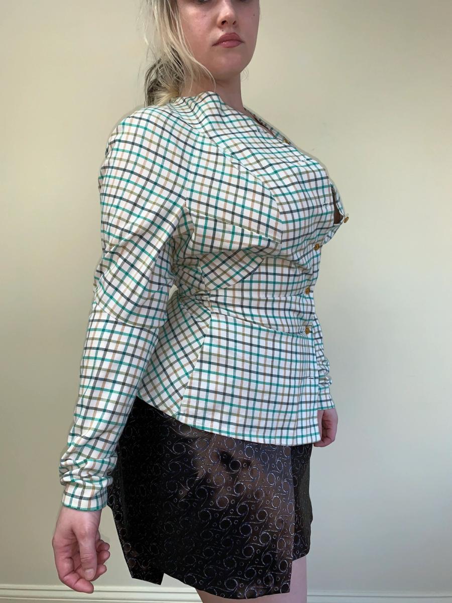 Vivienne Westwood 'Vive La Cocotte' Checked Top product image