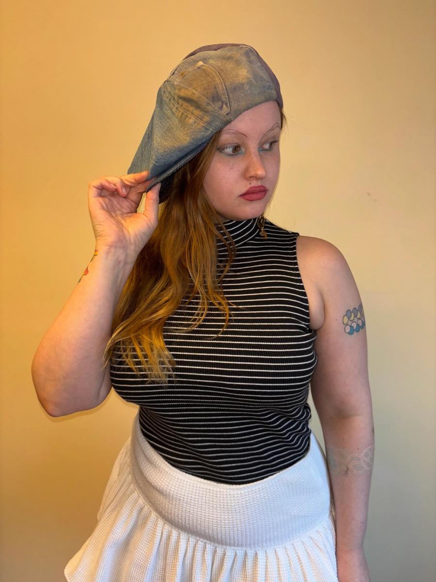 70s Denim Bubble Hat product image