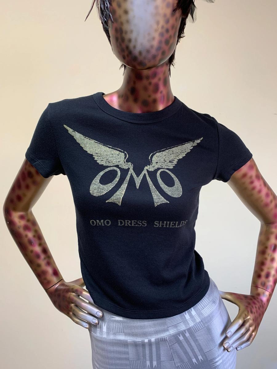 "Enfer" OMO Dress Shields T-shirt in Black - Small 