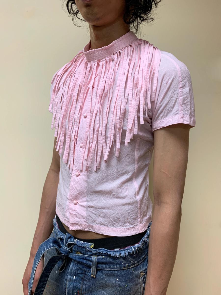 Issey Miyake HaaT Detachable Fringe Shirt product image