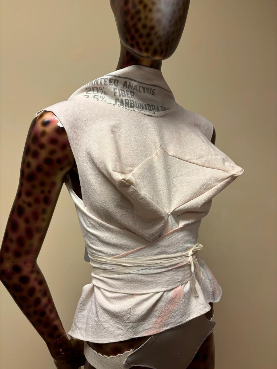 Feedsack Bullet Bra Wrapping Top - Carbohydrates product image