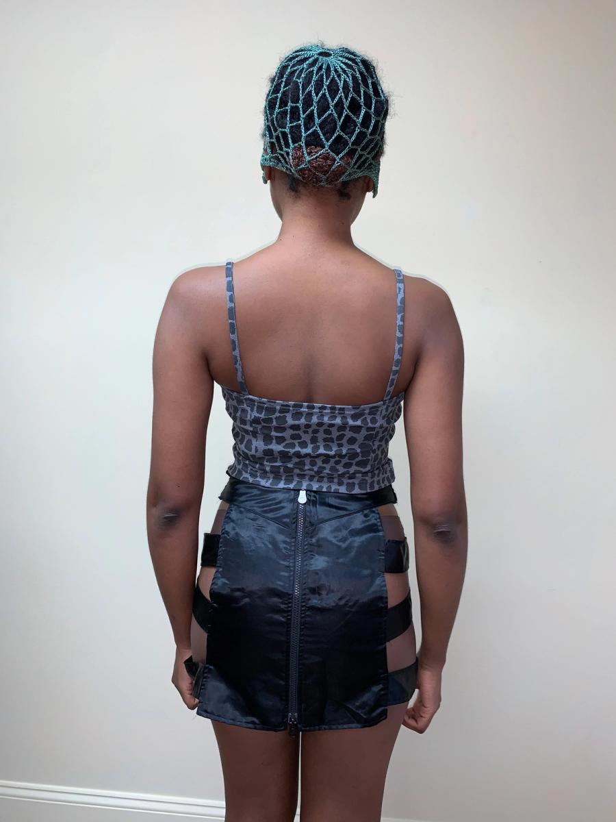 Fötus Cage Strap Miniskirt product image