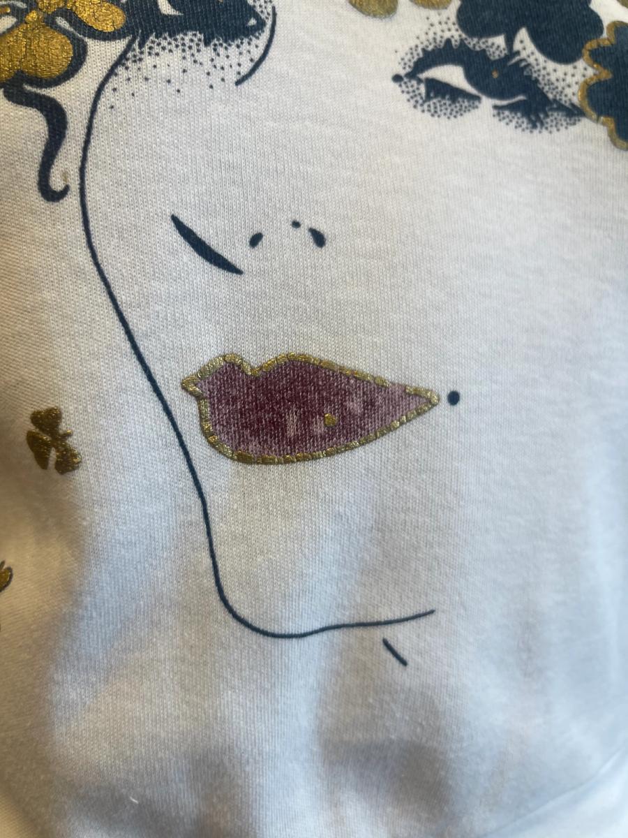 80s Krizia Woman With Shamrocks Shirt product image