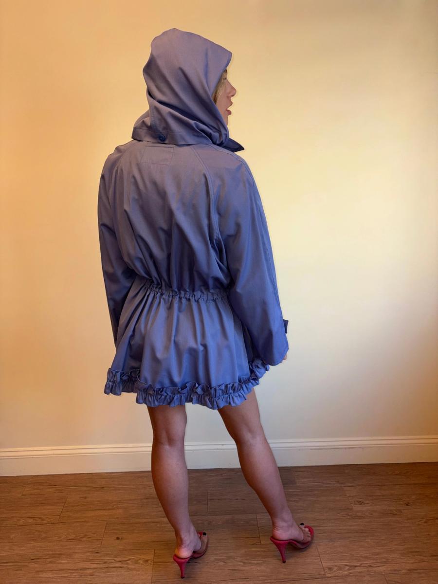 Vintage Chantal Thomass Purple Ruffle Coat product image