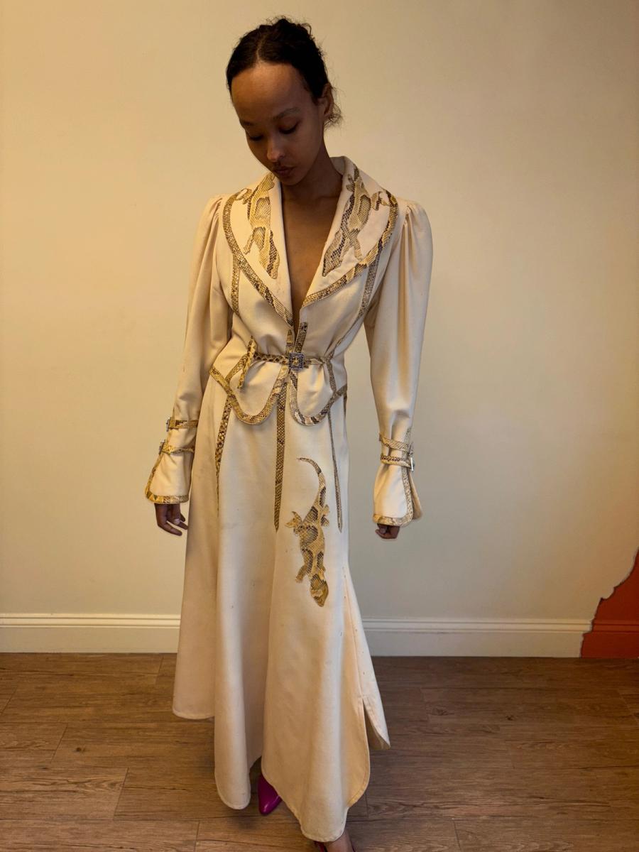 70s Bill Gibb Lizard Cutout Set product image