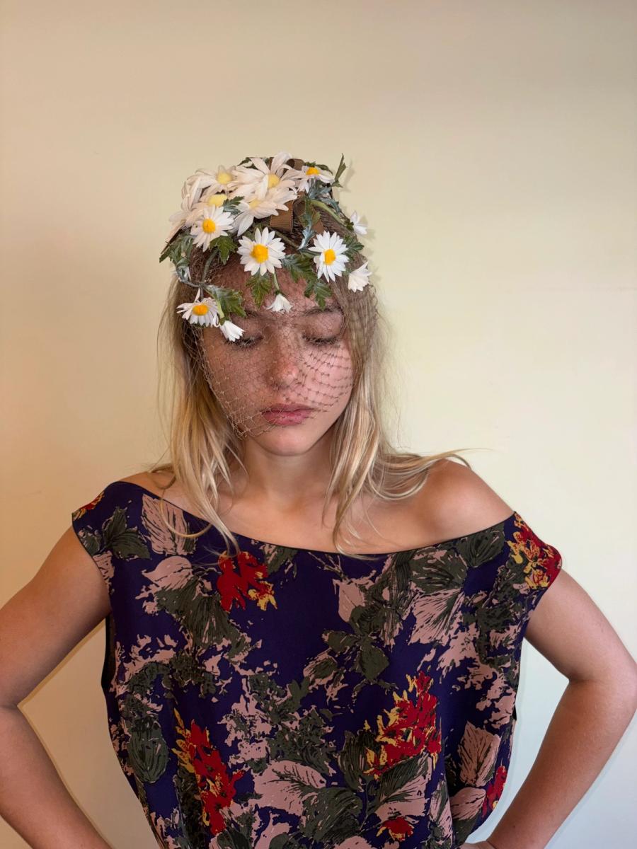 1950s Daisy Net Head Piece product image