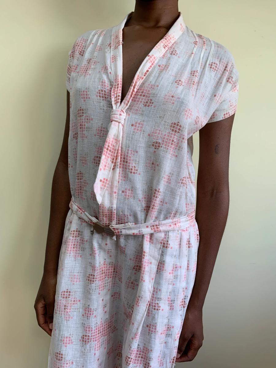 1920s Pixelated Rose Dress product image