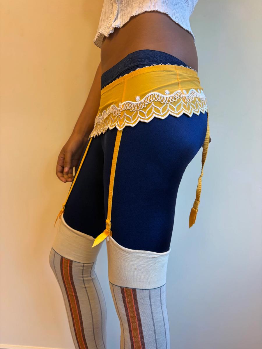 90s Ravage Yellow Garter Belt product image