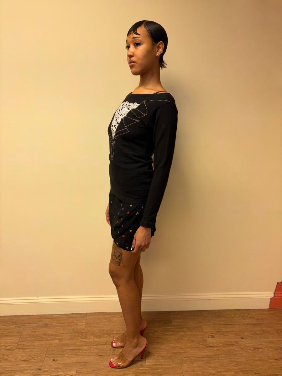 Vintage Chantal Thomass Trompe L'oeil Suit Sweater product image