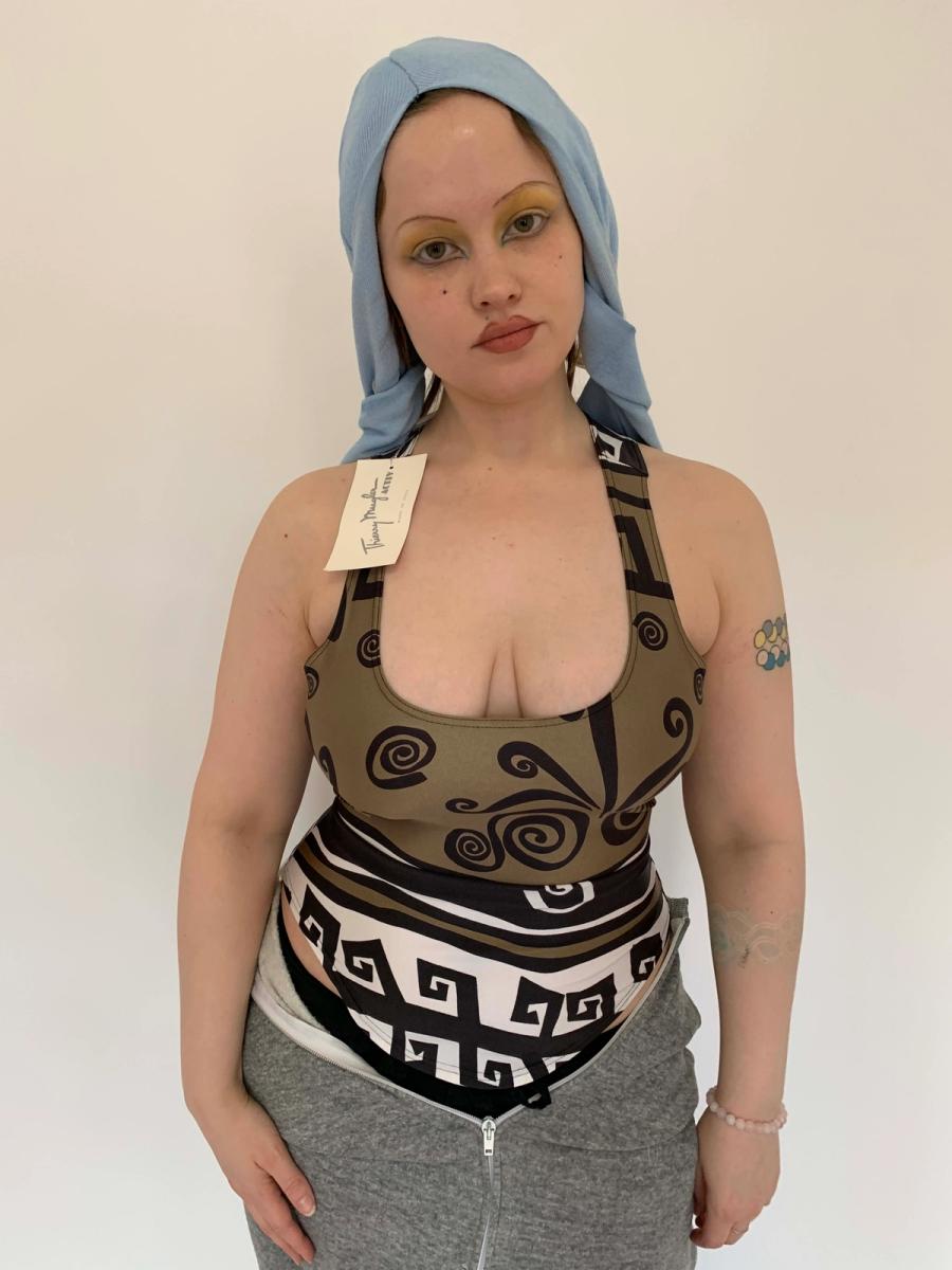 80s Mugler Activ Graphic Tank product image