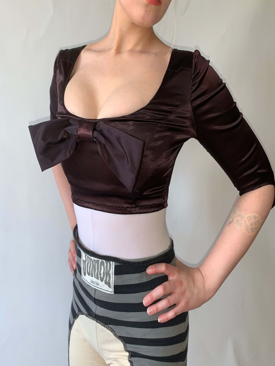 Cafe Society Vivienne Westwood Satin Bow Mini Corset product image