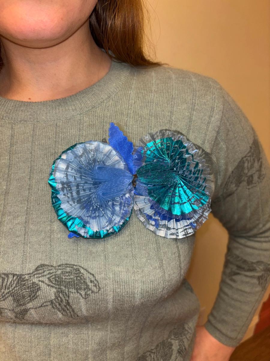 Issey Miyake Fête Pleated Brooch product image