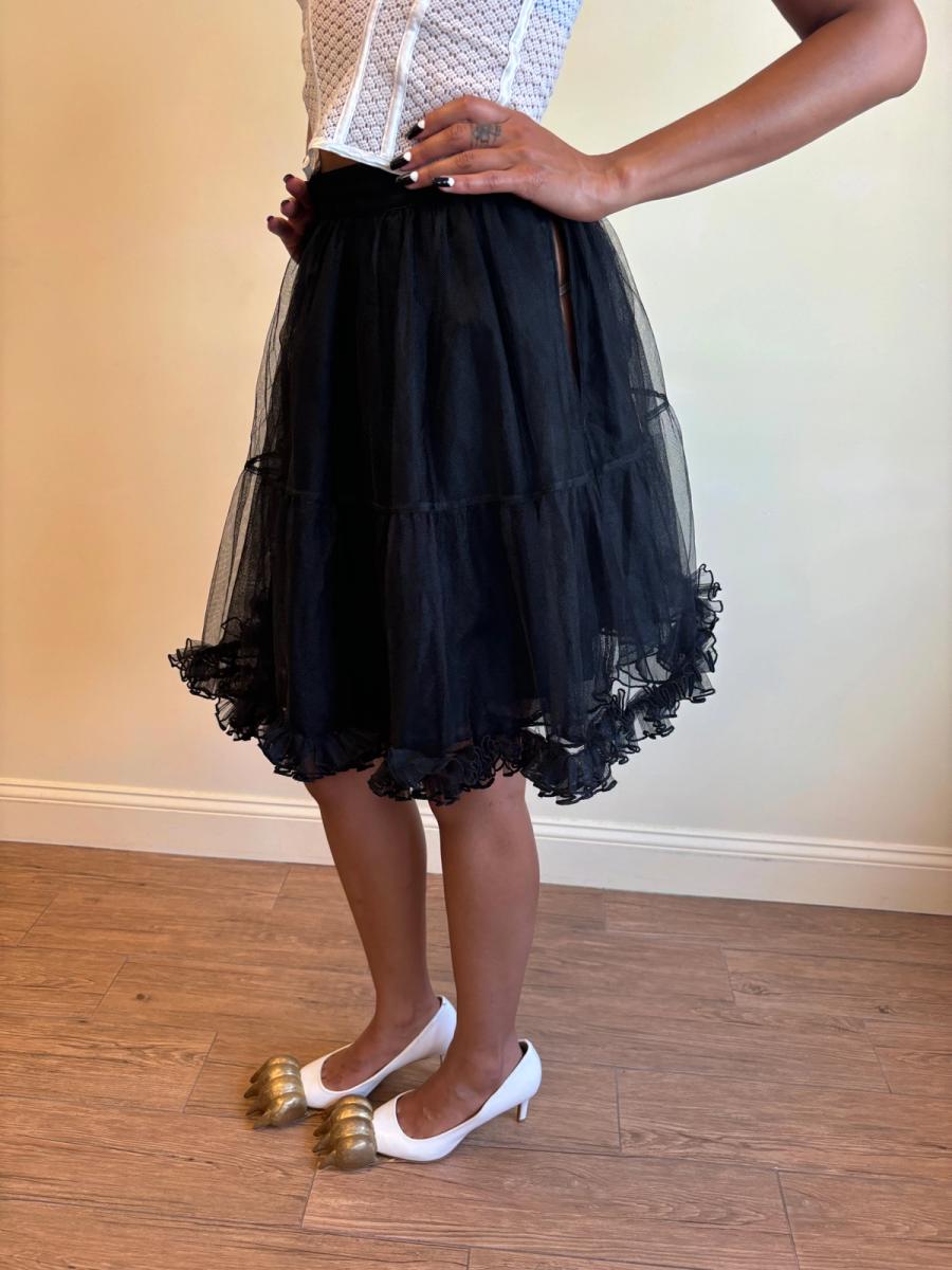 Vintage Chantal Thomass Tulle Bustle Skirt product image