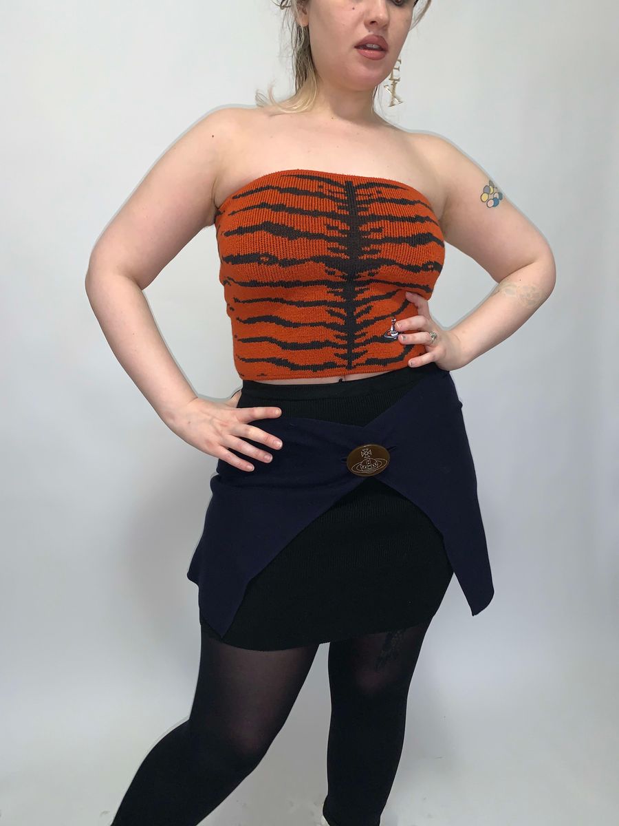 Vivienne Westwood Gold Label Button Knit Draped Mini product image