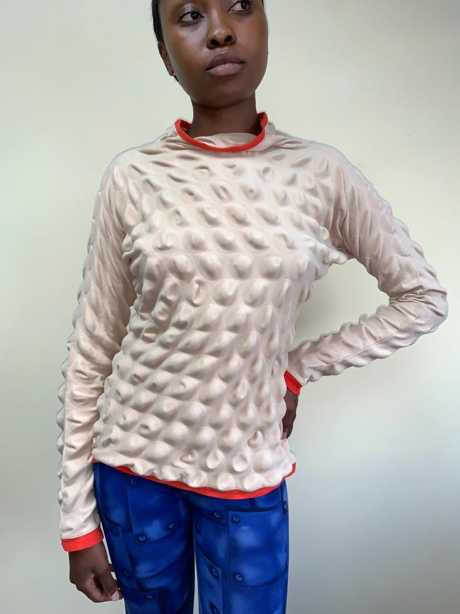 A/W 2000 Issey Miyake Egg Carton Shirt product image