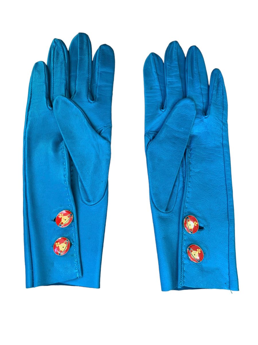 90s Vivienne Westwood Leather Gloves product image