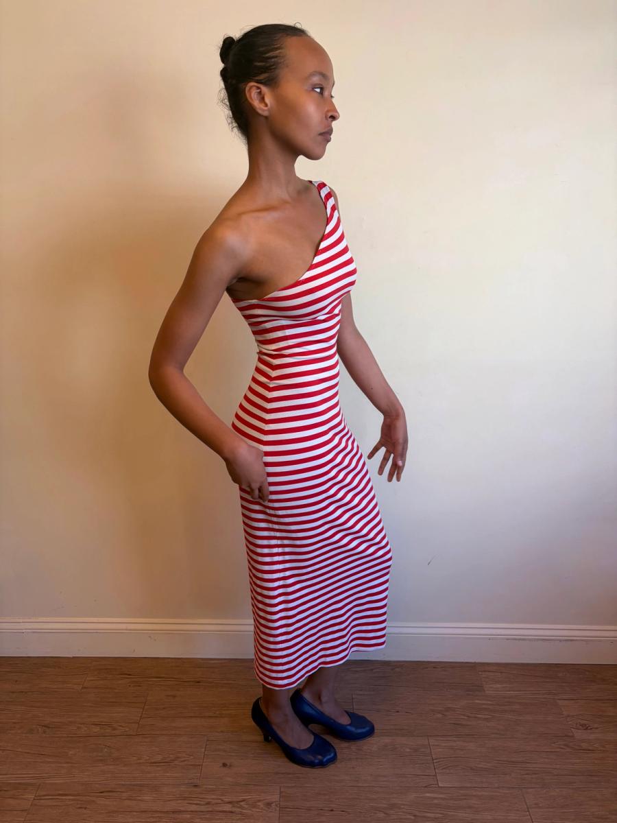 1970s Kamali Striped Dress product image