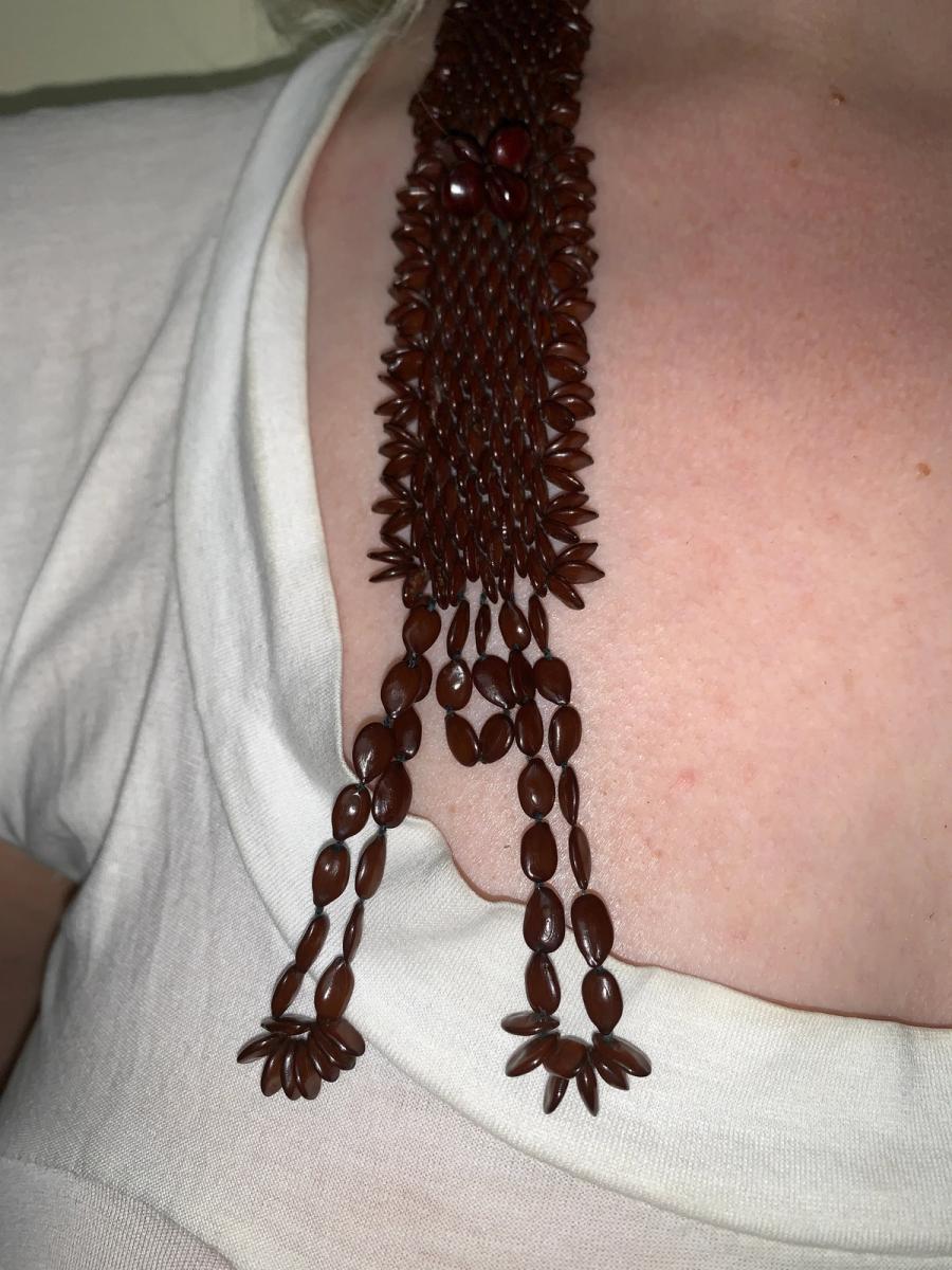 19th Century French Seed Bead Necklace product image