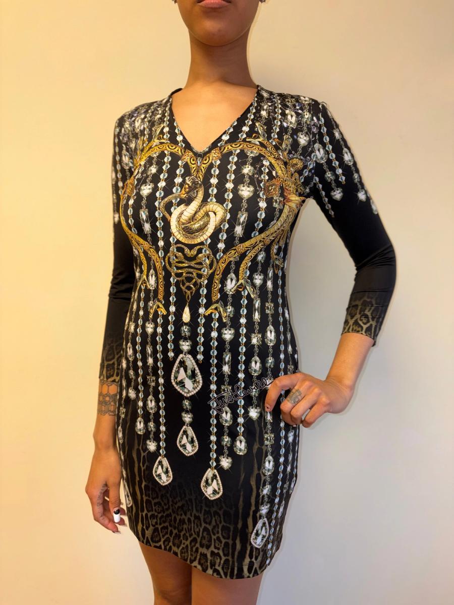 Cavalli Snake Print Bodycon Dress product image