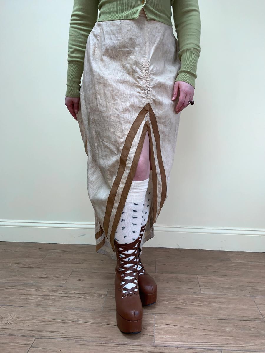 1880s Bustle Walking Skirt product image