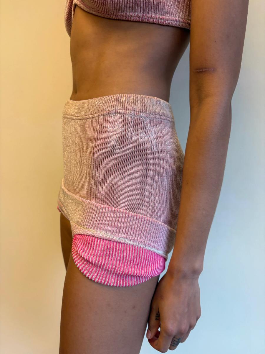 1940s "Coldfire Glo-Suit" Knit Bathing Suit product image