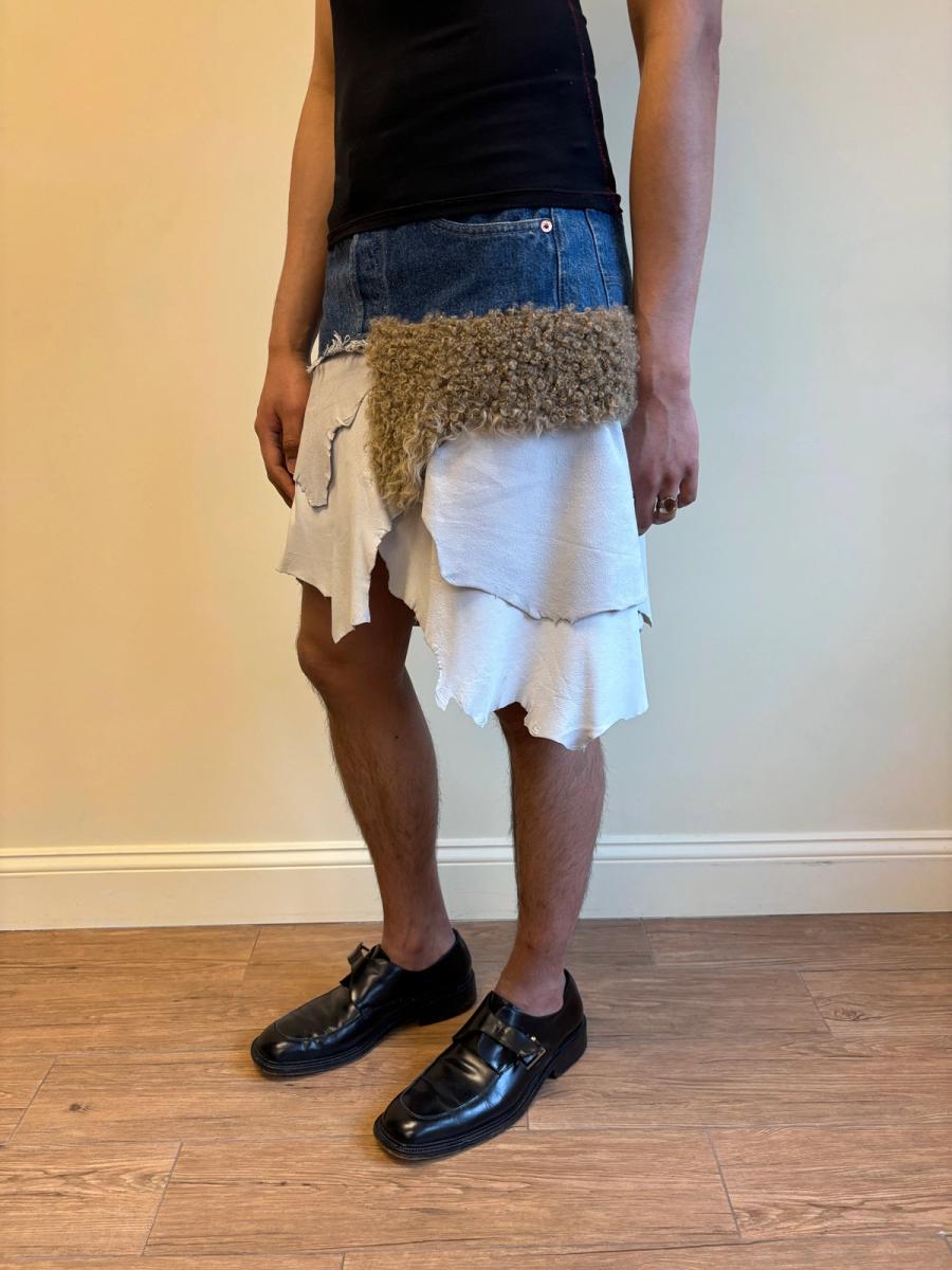 Tomoki Yurita Remake Pelt Skirt  product image
