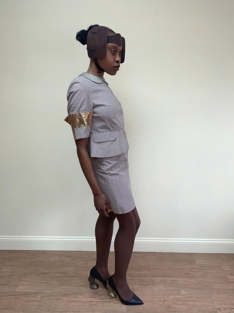 Vivienne Westwood 1989 'Civilizade' Gingham Suit With Gold Frame product image
