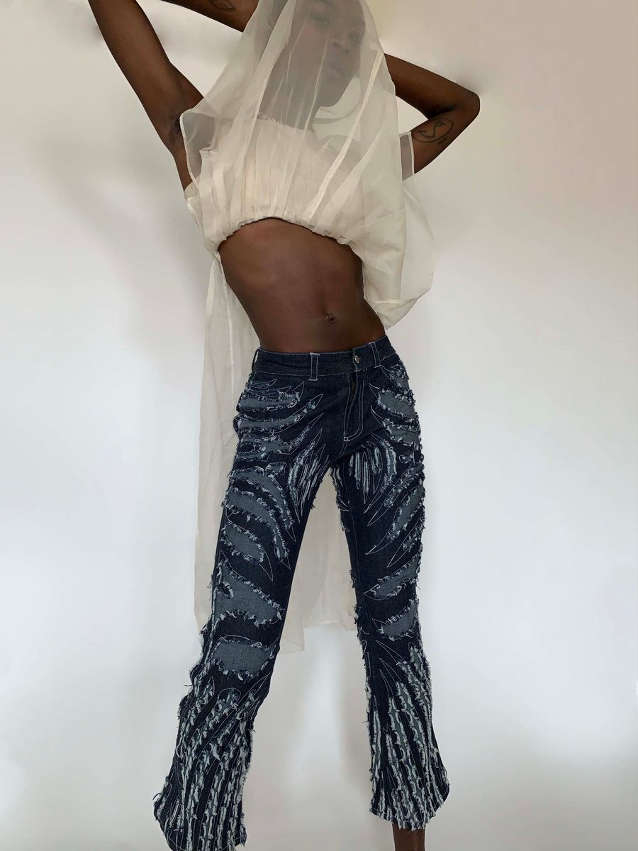 Yoshiki Hishinuma Shredded Jeans product image