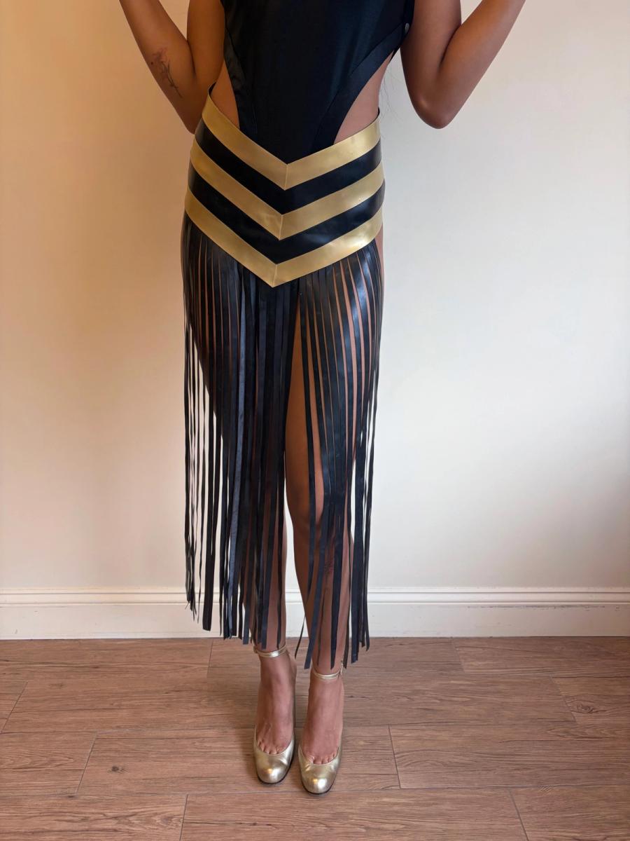 Latex Fringe Skirt product image