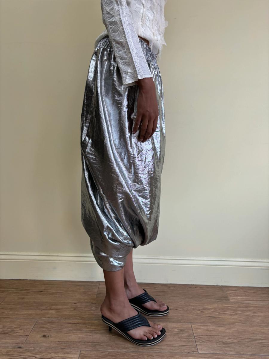 Angelo Tarlazzi Double Waistband Bubble Hem Skirt product image