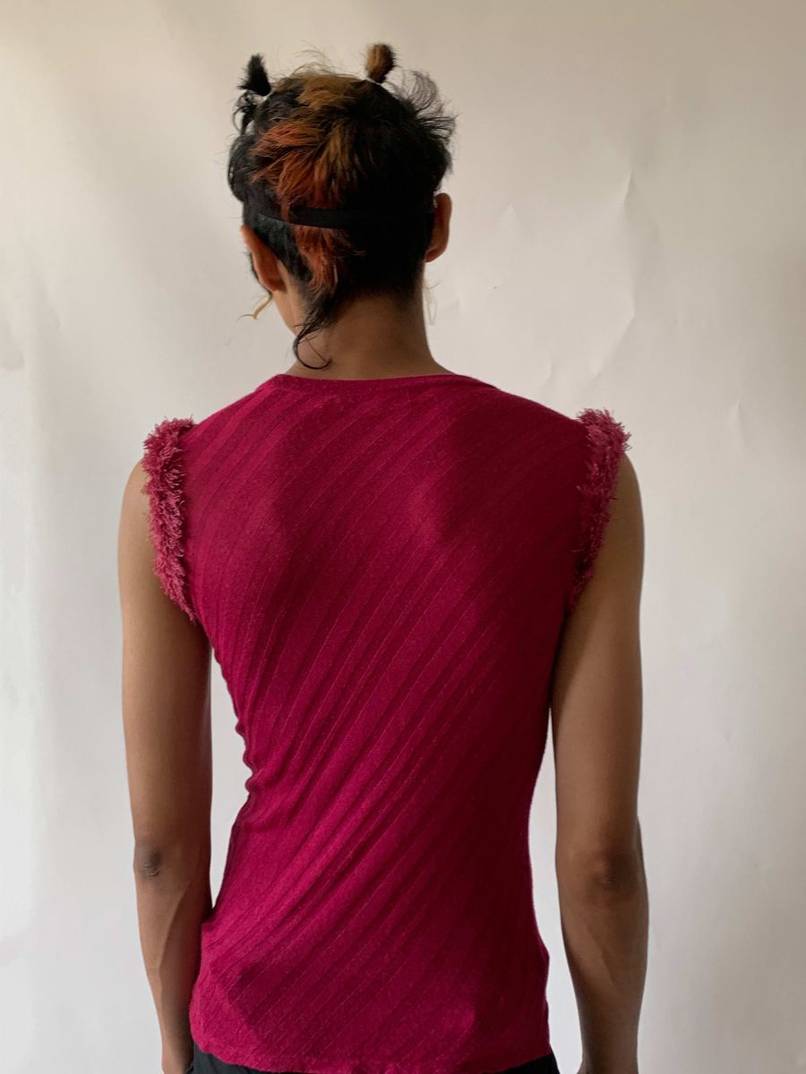 Beauty:Beast Fringe Bias Knit Tank product image